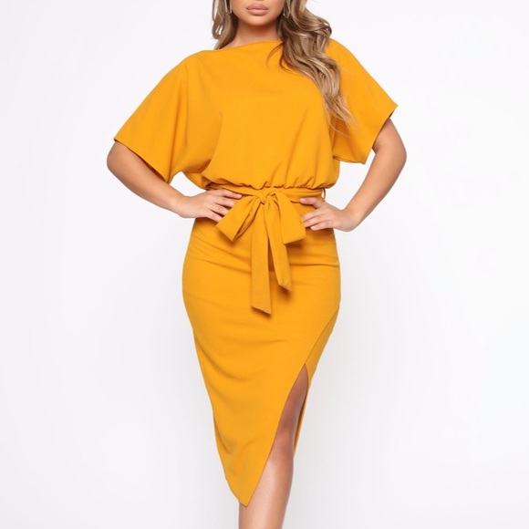 NWT Fashion Nova midi dress - Picture 1 of 2